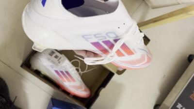 Adidas F50 Elite FG Low-Tops Soccer Cleats - White/Red/Blue