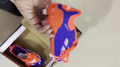 Adidas Predator Elite Foldover Tongue FG Low-Tops Soccer Cleats - Blue/White/Red