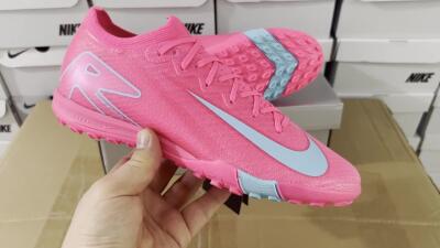 Nike Air Zoom Mercurial Vapor 16 Elite TF Low-Tops Soccer Shoes - Pink/Red/Jade