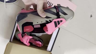 Adidas Predator Elite Foldover Tongue FG Low-Tops Soccer Cleats - Pink/Black/Silver/Gold