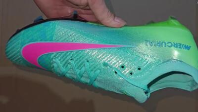 Nike Air Zoom Mercurial Vapor 16 Elite FG Low-Tops Soccer Cleats - Jade/Pink/Yellow