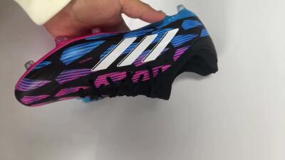Adidas Copa Pure 2 FG Low-Tops Soccer Cleats - Black/Pink/Blue