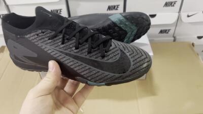 Nike Air Zoom Mercurial Vapor 16 Elite TF Low-Tops Soccer Shoes - Black/Blue/Grey