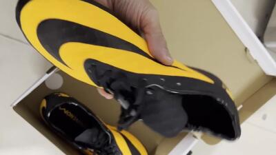 Nike Hypervenom Phantom FG Low-Tops Soccer Cleats - Yellow/Black/White