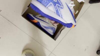 Nike Air Zoom Mercurial Vapor 16 Elite TF Low-Tops Soccer Shoes - White/Blue/Orange