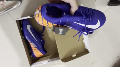 Nike Air Zoom Mercurial Vapor 16 Elite FG Low-Tops Soccer Cleats - Blue/White/Orange