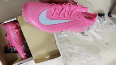 Nike Air Zoom Mercurial Vapor 16 Elite FG Low-Tops Soccer Cleats - Red/Jade/White