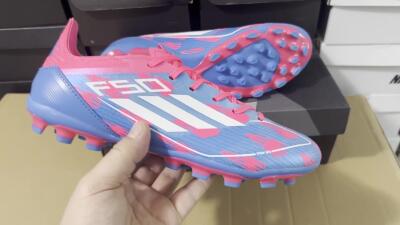 Adidas F50 Elite MG Low-Tops Soccer Cleats - Blue/White/Red