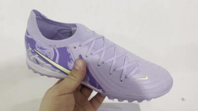 Nike Phantom GX 2 Elite TF Low-Tops Soccer Shoes - Purple/Yellow/White