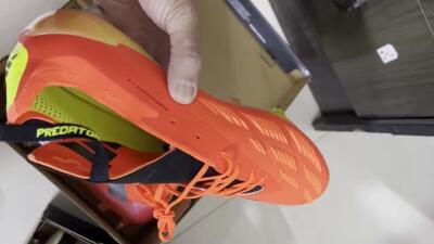 Adidas Predator Elite Foldover Tongue SG Low-Tops Soccer Cleats - Red/Black/Yellow