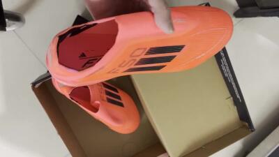 Adidas F50 Elite Laceless FG Low-Tops Soccer Cleats - Red/Black