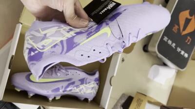 Nike Air Zoom Mercurial Vapor 16 Elite SG Low-Tops Soccer Cleats - Purple/Yellow/White