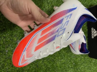 Adidas F50 Elite AG Low-Tops Soccer Cleats - Red/White/Blue