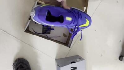 Nike Phantom GT2 DF Elite FG High-Tops Soccer Cleats - Blue/Yellow/White