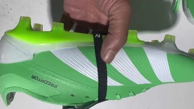 Adidas Predator Elite Foldover Tongue FG Low-Tops Soccer Cleats - Green/White/Black