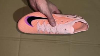 Nike Air Zoom Mercurial Vapor 16 Elite FG Low-Tops Soccer Cleats - Pink/Black/Purple