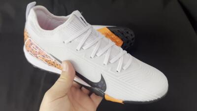 Nike Air Zoom Mercurial Vapor 16 Pro TF Low-Tops Soccer Shoes - Grey/Black/Leopard