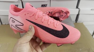 Nike Air Zoom Mercurial Vapor 16 Elite FG Low-Tops Soccer Cleats - Red/Black/Pink