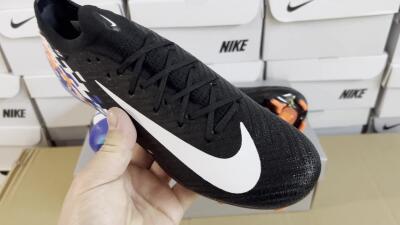 Nike Air Zoom Mercurial Vapor 16 Elite FG Low-Tops Soccer Cleats - Black/Blue/Orange