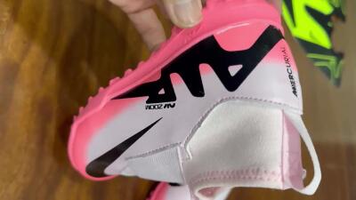 Nike Air Zoom Mercurial Superfly 9 Elite TF High-Tops Soccer Shoes - Pink/Black