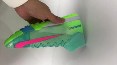 Nike Air Zoom Mercurial Superfly 10 Elite TF High-Tops Soccer Shoes - Jade/Pink/White
