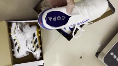 Adidas Copa Pure 2 FG Low-Tops Soccer Cleats - Silver/Blue/Red