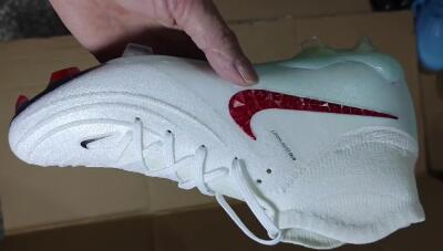 Nike Phantom Luna Elite NU FG High-Tops Soccer Cleats - White/Red/Jade