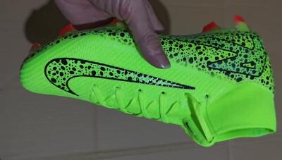 Nike Air Zoom Mercurial Superfly 10 Elite FG High-Tops Soccer Cleats - Yellow/Black/Leopard