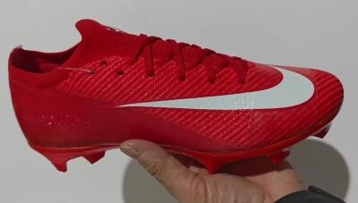 Nike Air Zoom Mercurial Vapor 16 Elite FG Low-Tops Soccer Cleats - Red/White