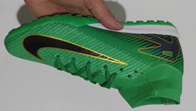 Nike Air Zoom Mercurial Superfly 10 Elite TF High-Tops Soccer Shoes - Green/Gold/White