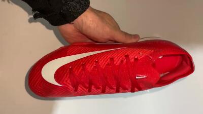 Nike Air Zoom Mercurial Vapor 16 Elite TF Low-Tops Soccer Shoes - Red/White