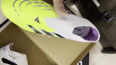 Adidas Predator Elite 25 Laceless FG Low-Tops Soccer Cleats - Yellow/Black/White