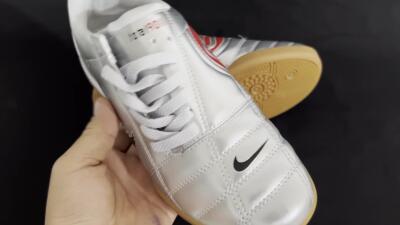 Nike Total 90 III IC Low-Tops Soccer Shoes - Silver/Blue