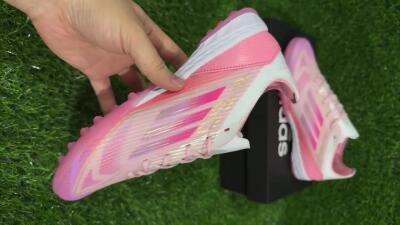 Adidas F50 Pro TF Low-Tops Soccer Shoes - Pink/Gold/White