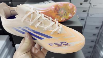 Adidas F50 Elite FG Low-Tops Soccer Cleats - Pink/Orange/Blue