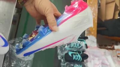 Nike Air Zoom Mercurial Vapor 16 Elite FG Low-Tops Soccer Cleats - White/Blue/Pink