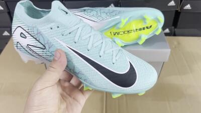 Nike Air Zoom Mercurial Vapor 16 Elite FG Low-Tops Soccer Cleats - Blue/Black/White