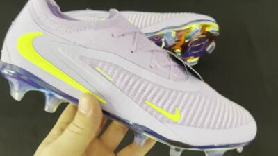 Nike Phantom 6 Low Elite FG Low-Tops Soccer Cleats - Purple/Yellow/Gold
