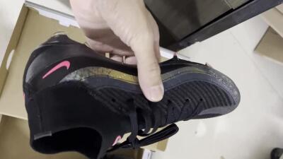 Nike Air Zoom Mercurial Superfly 10 Elite FG High-Tops Soccer Cleats - Black/Grey/Red