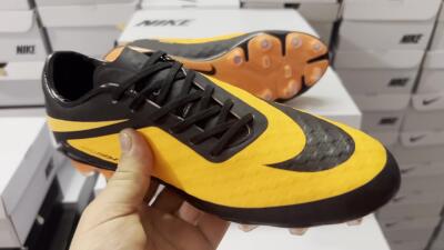 Nike Hypervenom Phantom FG Low-Tops Soccer Cleats - Orange/Black