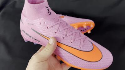 Nike Air Zoom Mercurial Superfly 10 Elite AG High-Tops Soccer Cleats - Red/Black/White