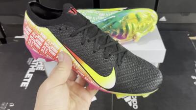 Nike Air Zoom Mercurial Vapor 16 Elite FG Low-Tops Soccer Cleats - Black/Yellow/Red