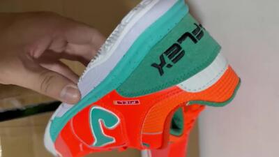 Joma Top Flex IC Low-Tops Soccer Shoes - Red/Jade/White