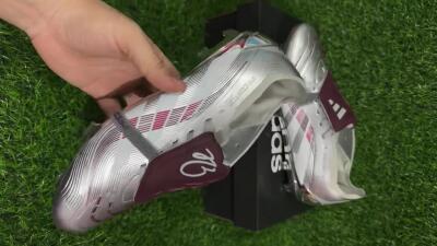 Adidas Predator 25 Elite Foldover Tongue FG Low-Tops Soccer Cleats - Silver/Red/White