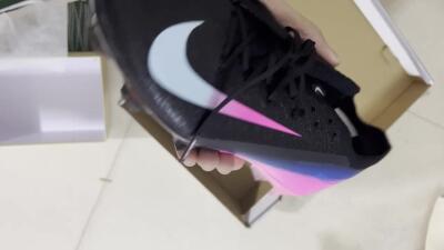 Nike Air Zoom Mercurial Vapor 16 Elite FG Low-Tops Soccer Cleats - Black/White/Pink