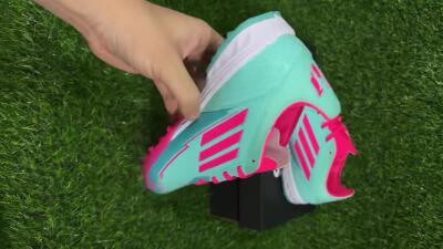 Messi x Adidas F50 Pro TF Low-Tops Soccer Shoes - Green/Pink/White