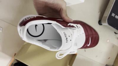 Nike Total 90 III TF Low-Tops Soccer Shoes - Red/White/Black