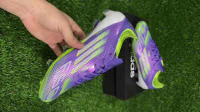 Adidas F50 Elite FG Low-Tops Soccer Cleats - Purple/Yellow/White