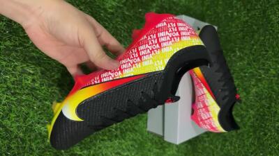 Nike Air Zoom Mercurial Vapor 16 Elite FG Low-Tops Soccer Cleats - Black/Red/Yellow