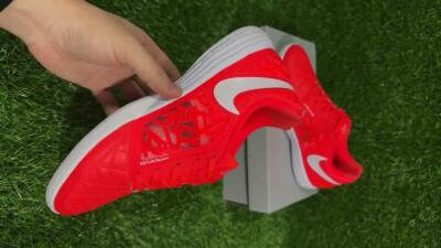 Nike Lunar Gato 2 IC Low-Tops Soccer Shoes - Red/White